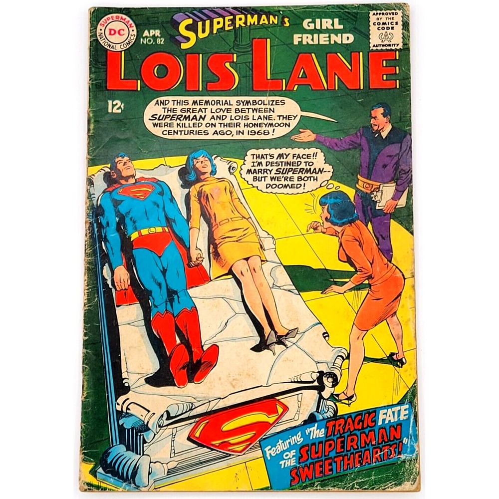 SUPERMAN'S GIRLFRIEND: LOIS LANE #82 (1968)  / VG- / SUPERMAN NEAL ADAMS‎ DC
